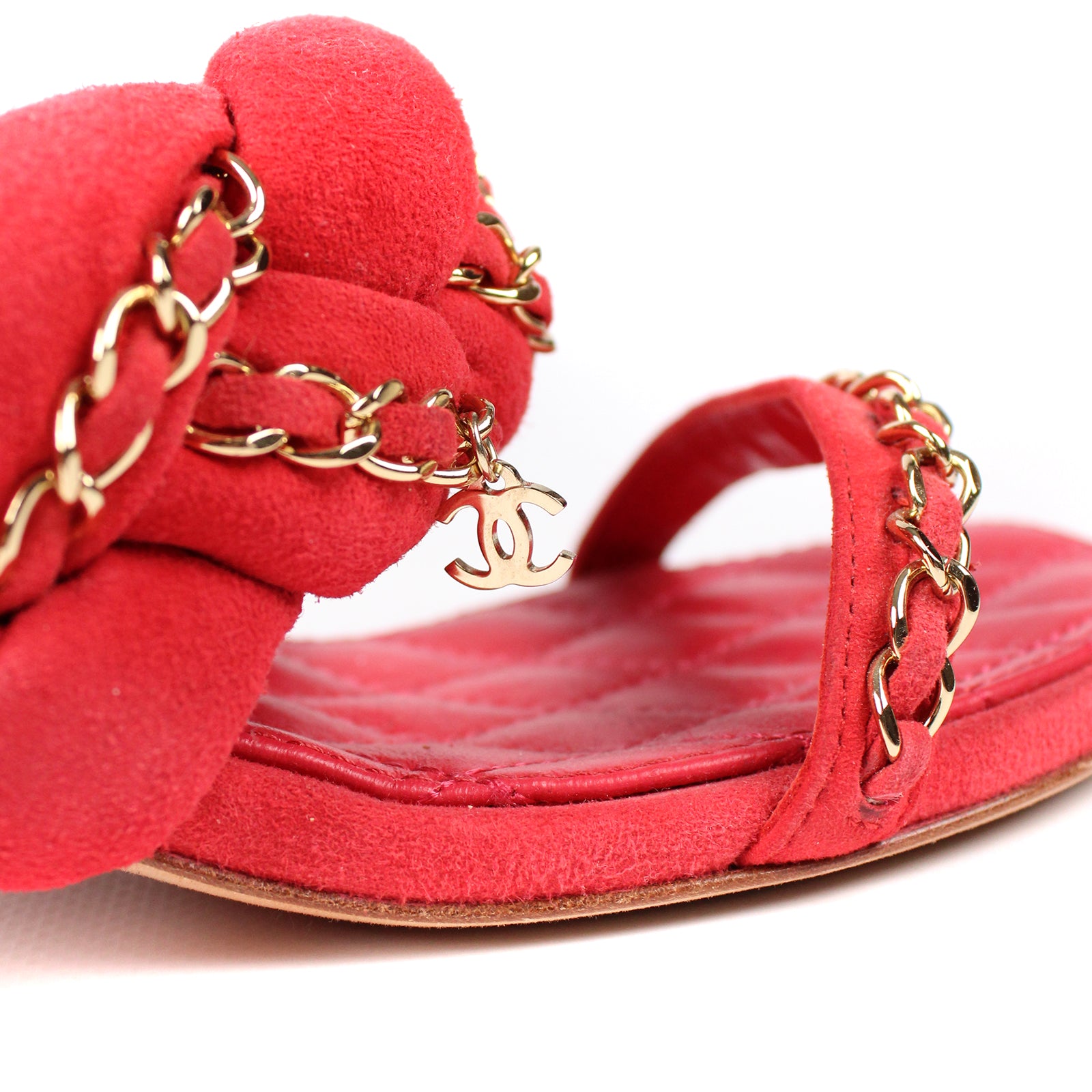 CHANEL - Heeled sandals (T35)