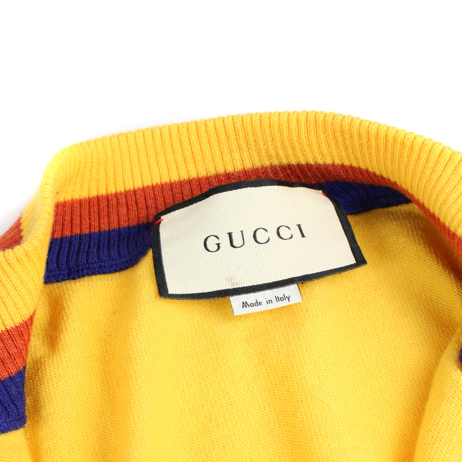 GUCCI - Zipped wool sweatshirt (S)
