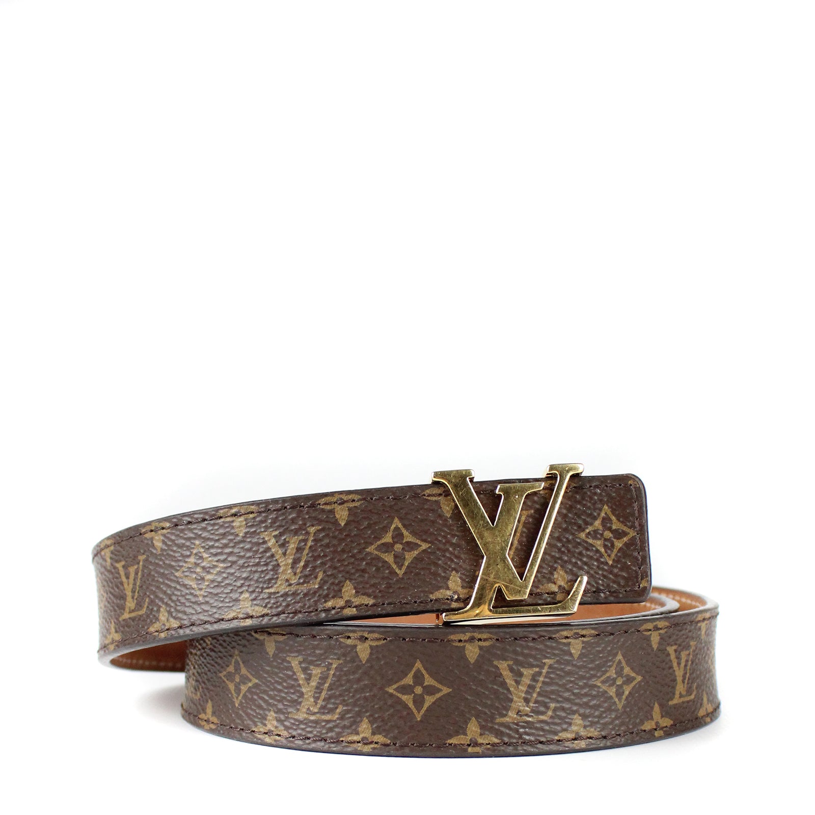 LOUIS VUITTON - LV Monogram Belt (T75)