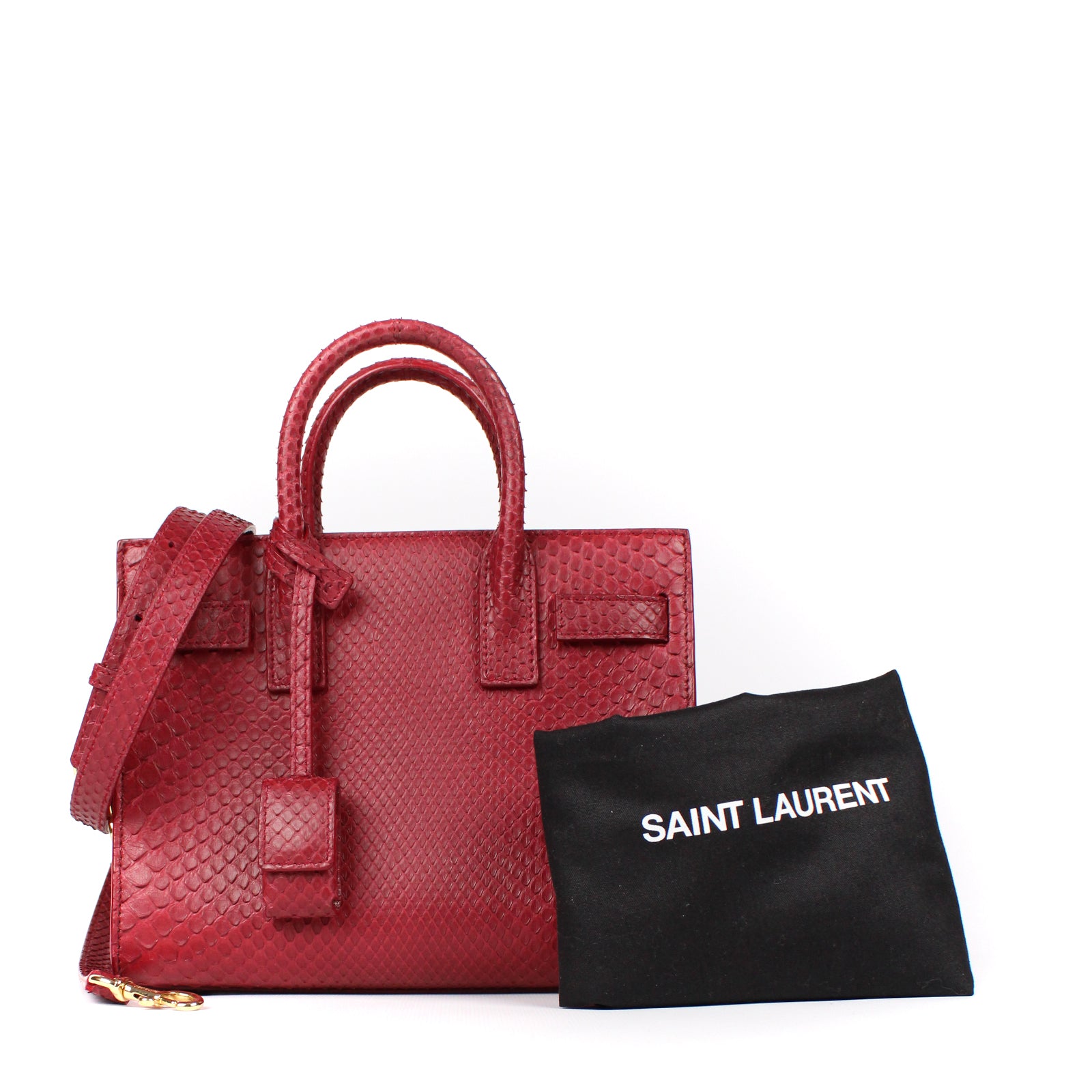 SAINT LAURENT - Sac de jour nano en python