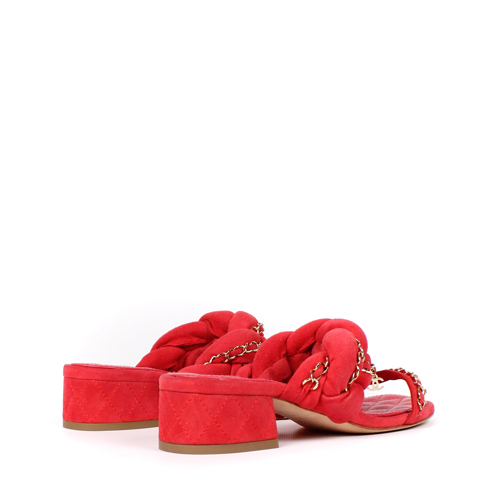 CHANEL - Heeled sandals (T35)