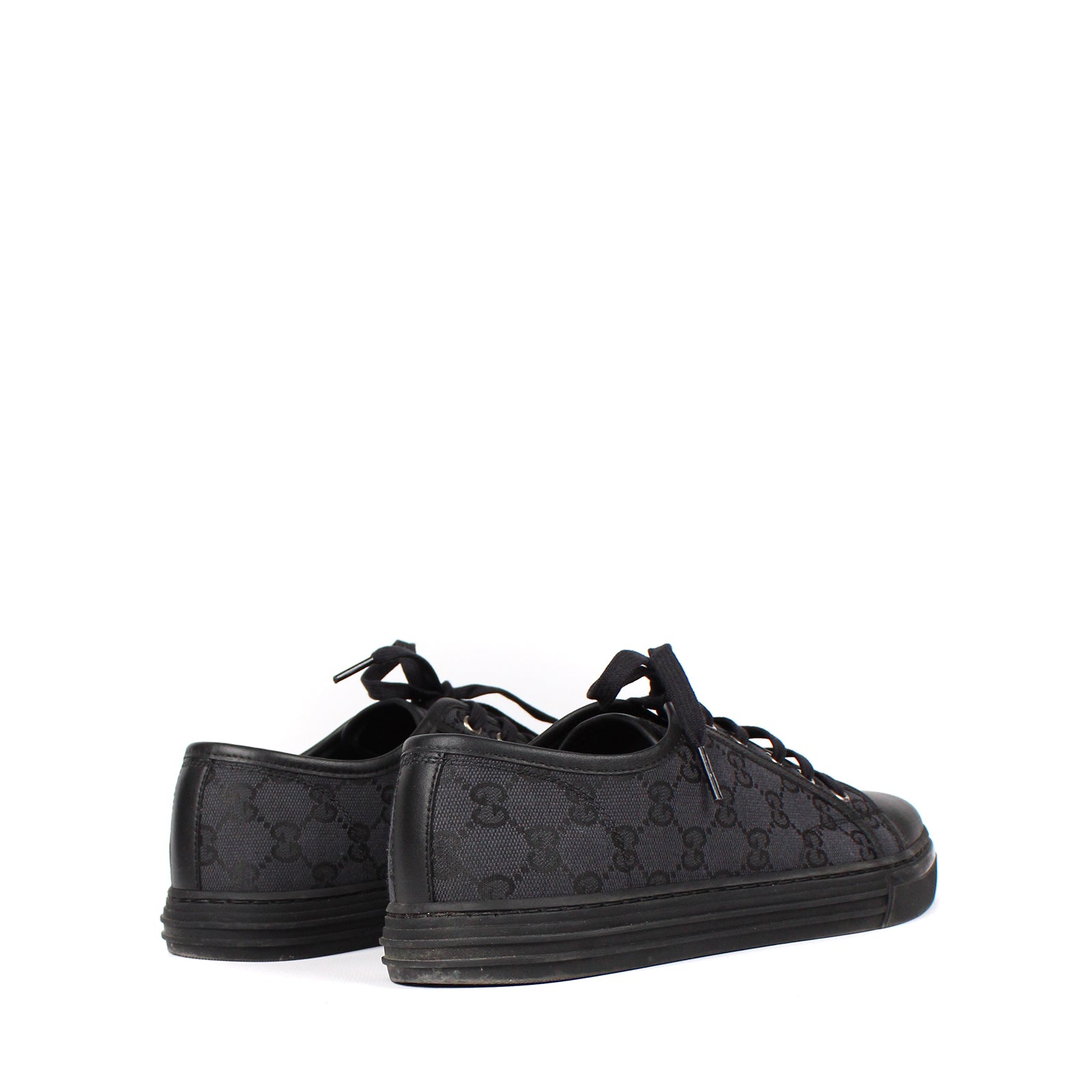 GUCCI - Monogram canvas sneakers (T41.5)