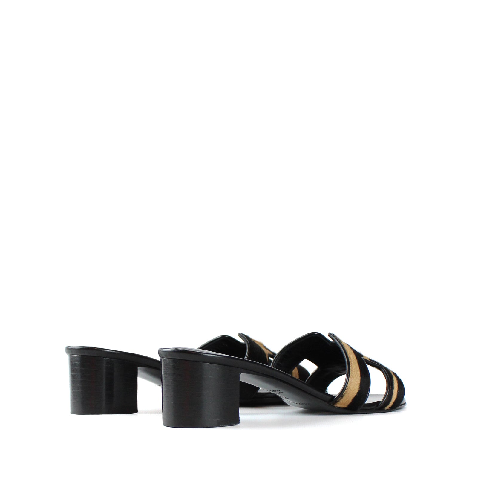 HERMÈS - Oasis calfskin sandals (T37)