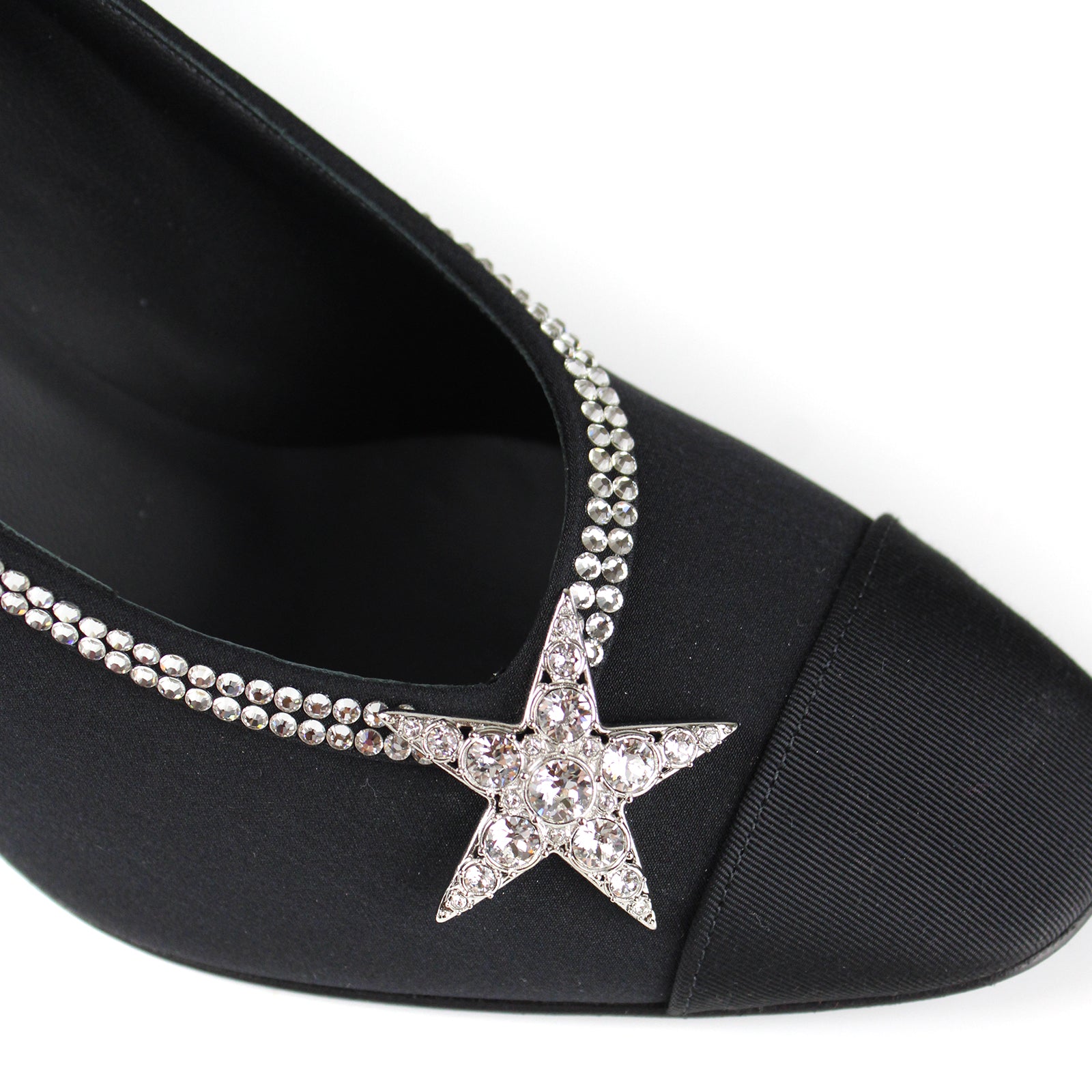 CHANEL - Rhinestone pumps (T38)