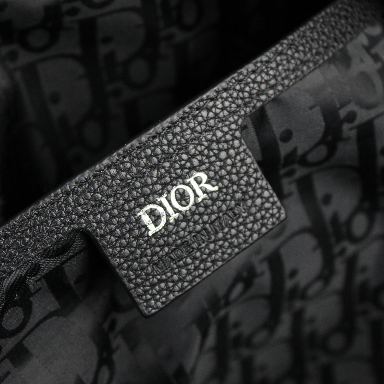 DIOR - Sac de voyage en toile jacquard