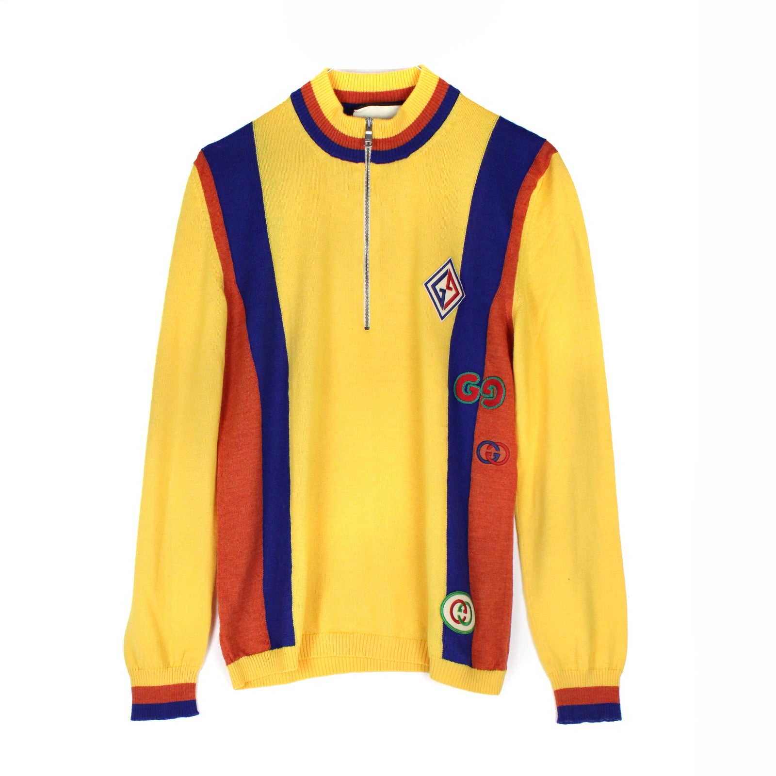 GUCCI - Zipped wool sweatshirt (S)