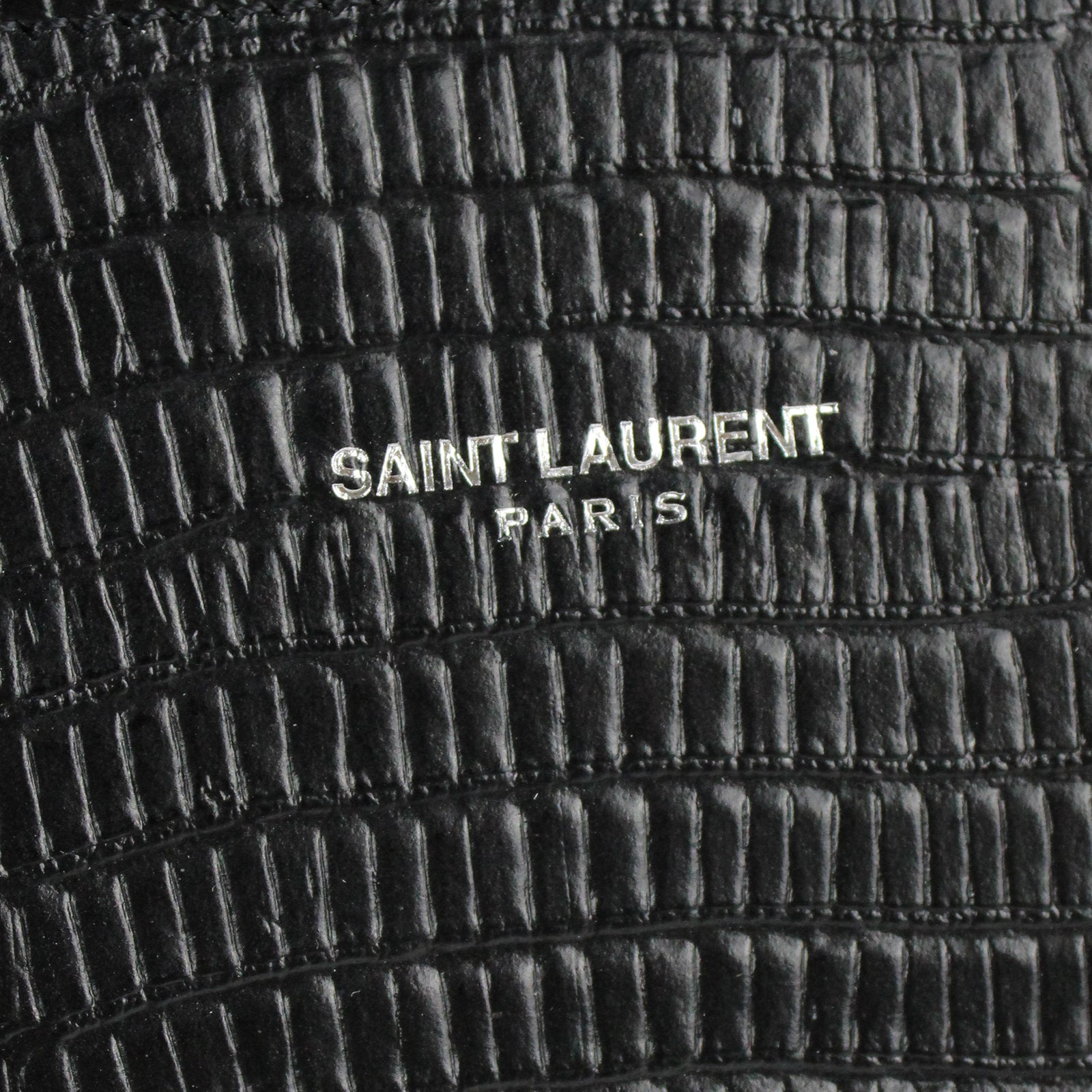 SAINT LAURENT - Sac de jour Small en cuir embossé serpent