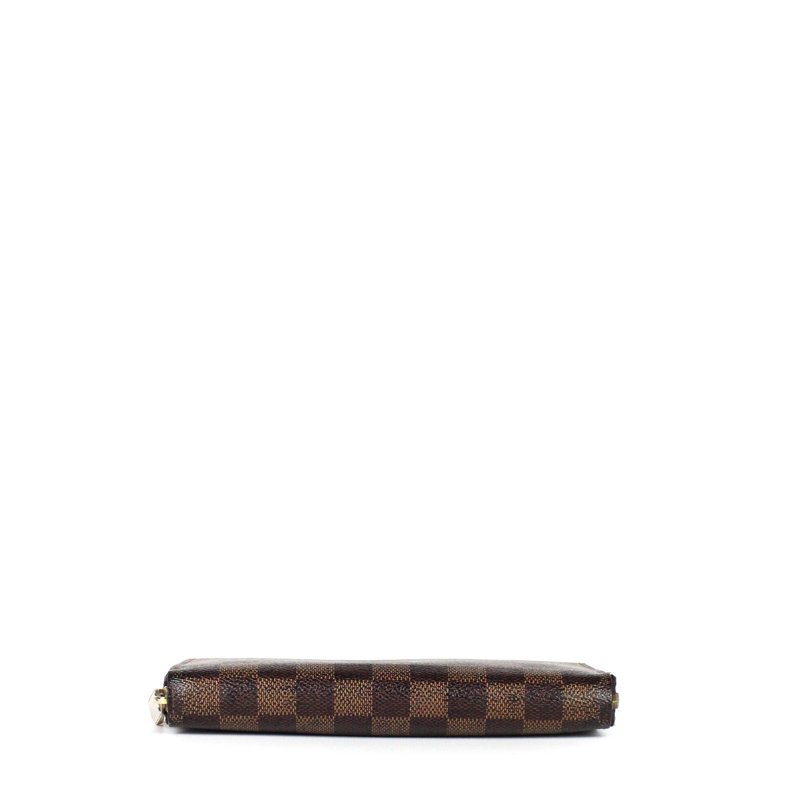 LOUIS VUITTON - Portefeuille Zippy damier ébène