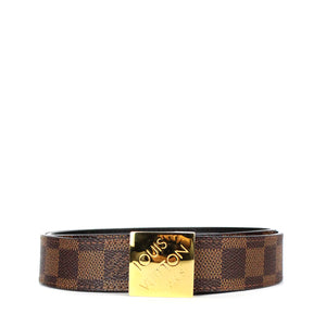 LOUIS VUITTON - Ebony checkered belt
