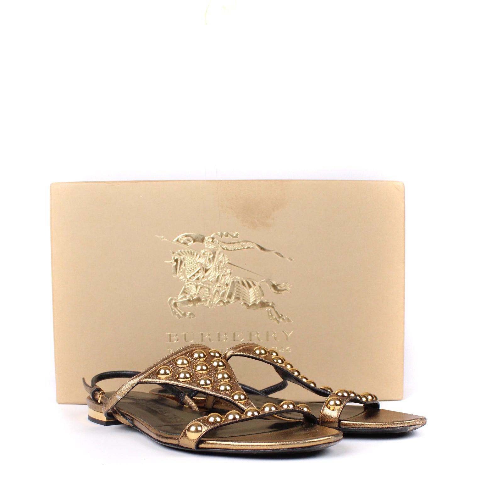 BURBERRY - Sandales plates (T35)