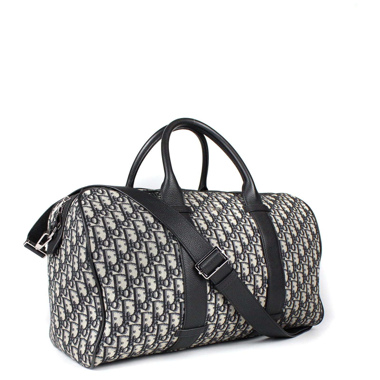 DIOR - Sac de voyage en toile jacquard