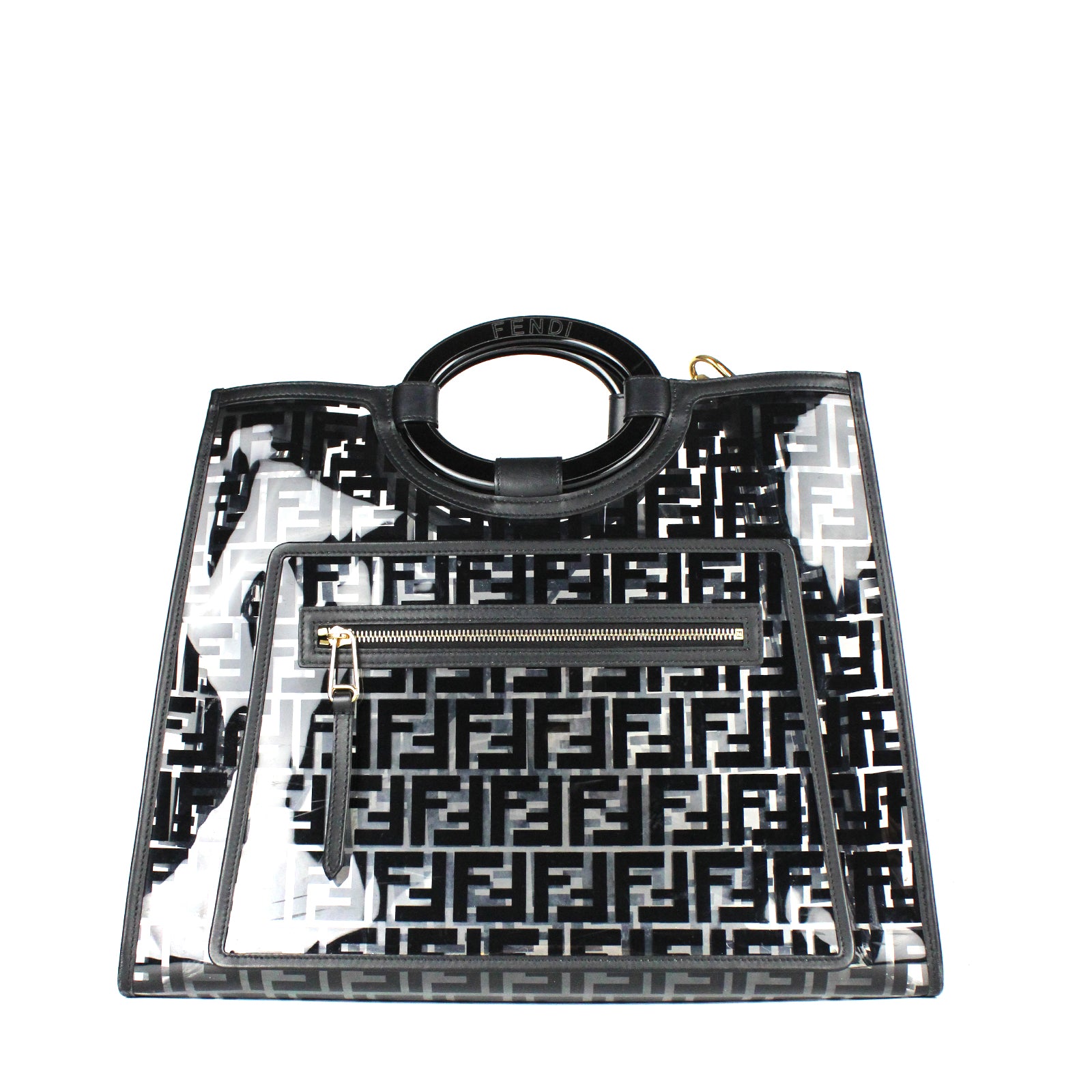 FENDI - Cabas Runaway en plastique transparent