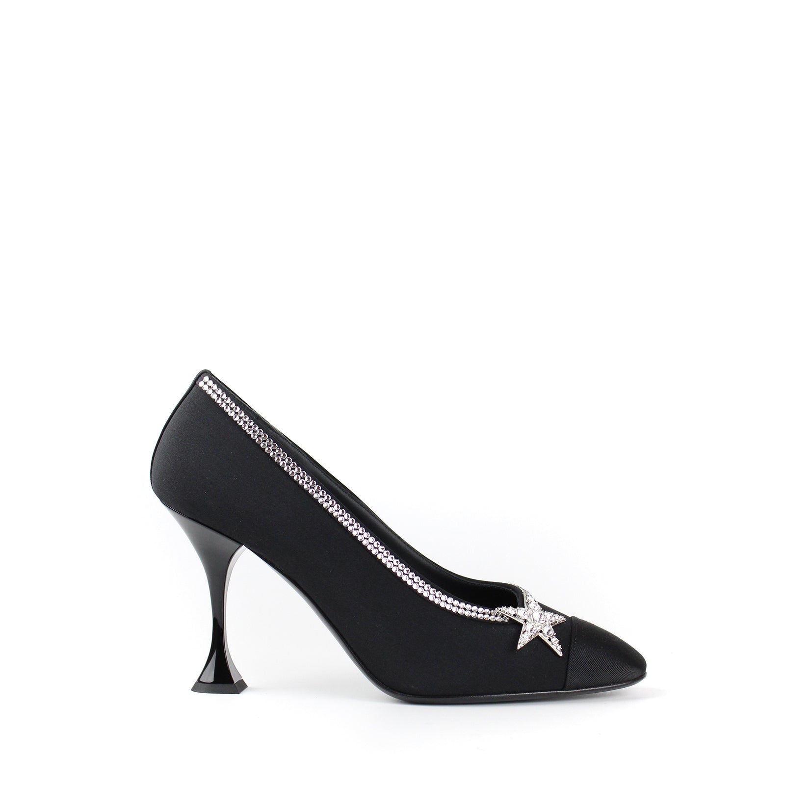 CHANEL - Rhinestone pumps (T38)