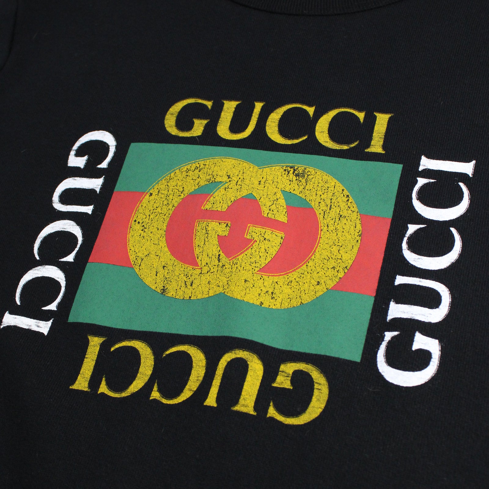 GUCCI - Sweatshirt à logo (S)