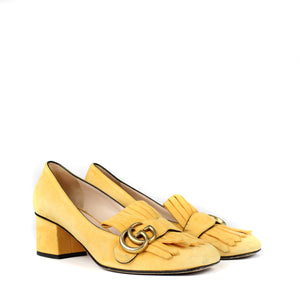 GUCCI - Marmont suede pumps (T38)