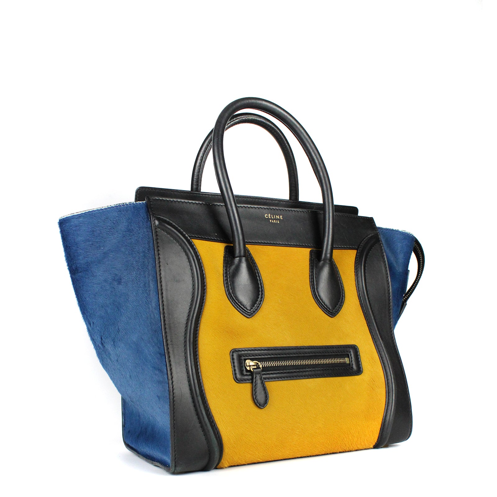CELINE - Sac à main Luggage bicolore