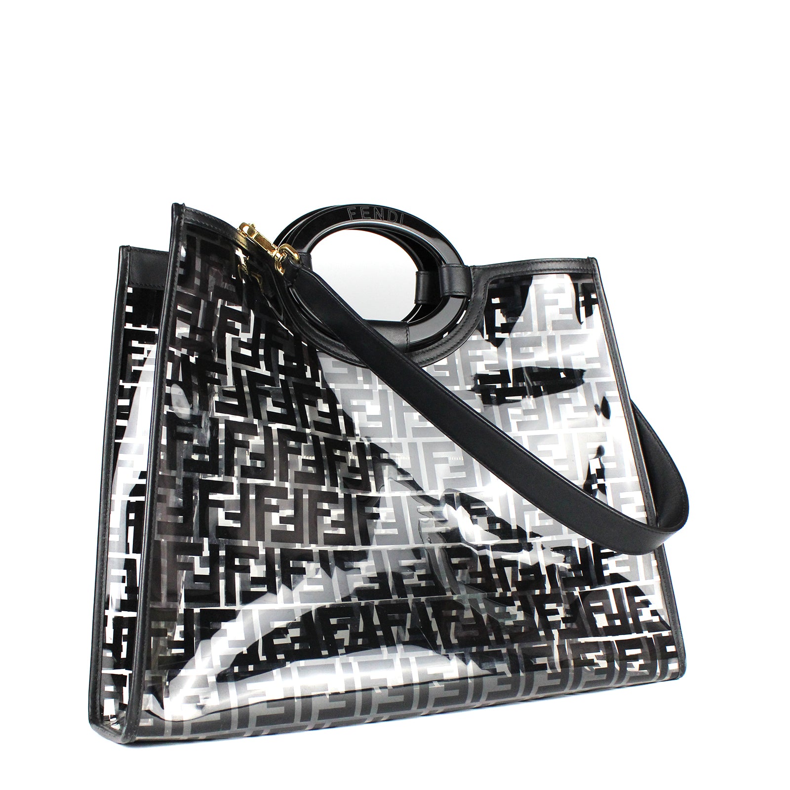 FENDI - Cabas Runaway en plastique transparent