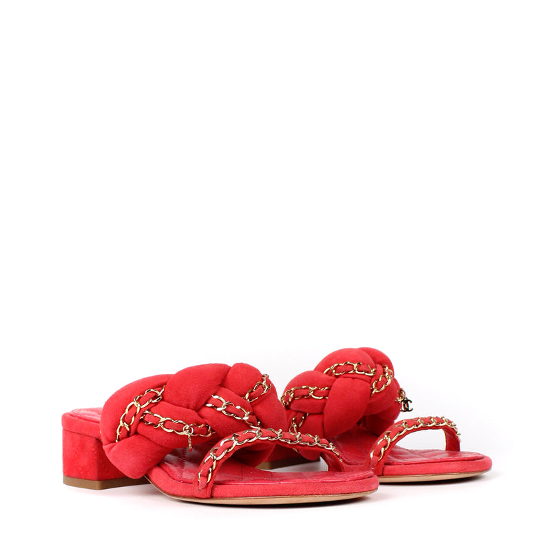 CHANEL - Sandales à talon (T35)