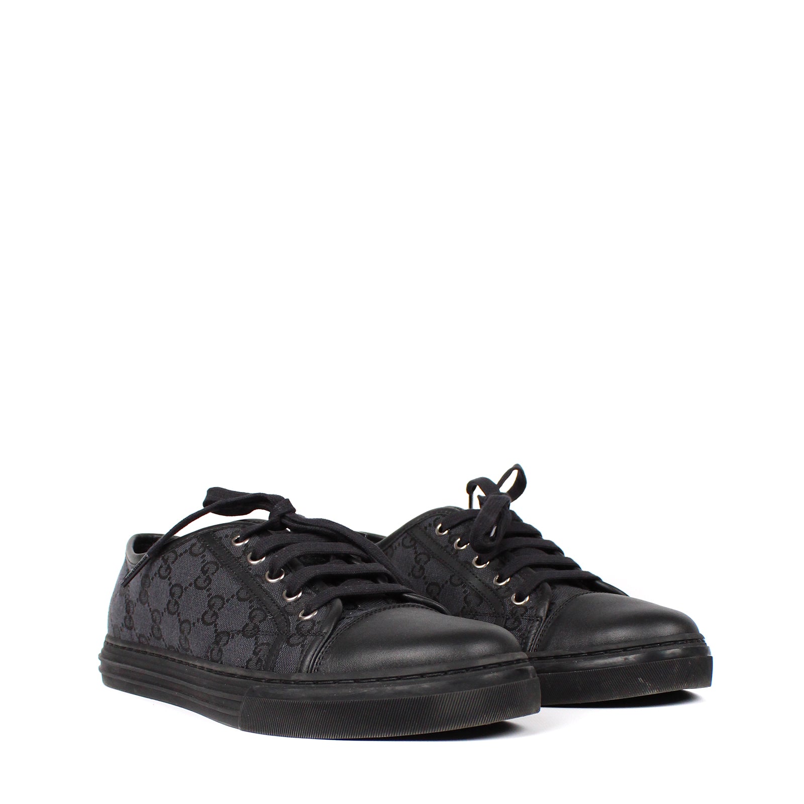 GUCCI - Monogram canvas sneakers (T41.5)