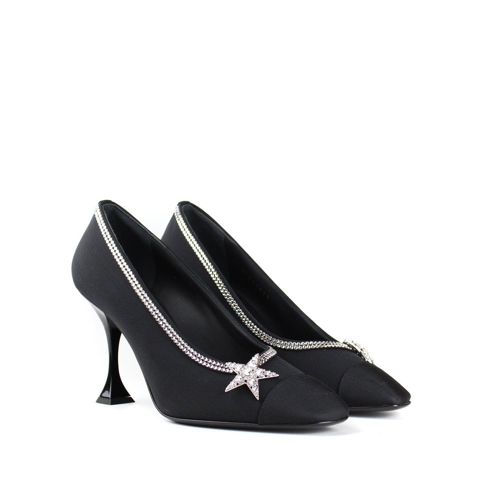 CHANEL - Rhinestone pumps (T38)