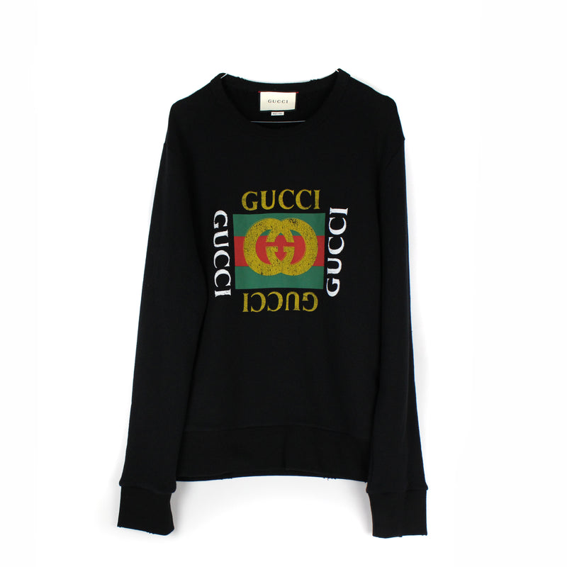 GUCCI - Sweatshirt à logo (S)