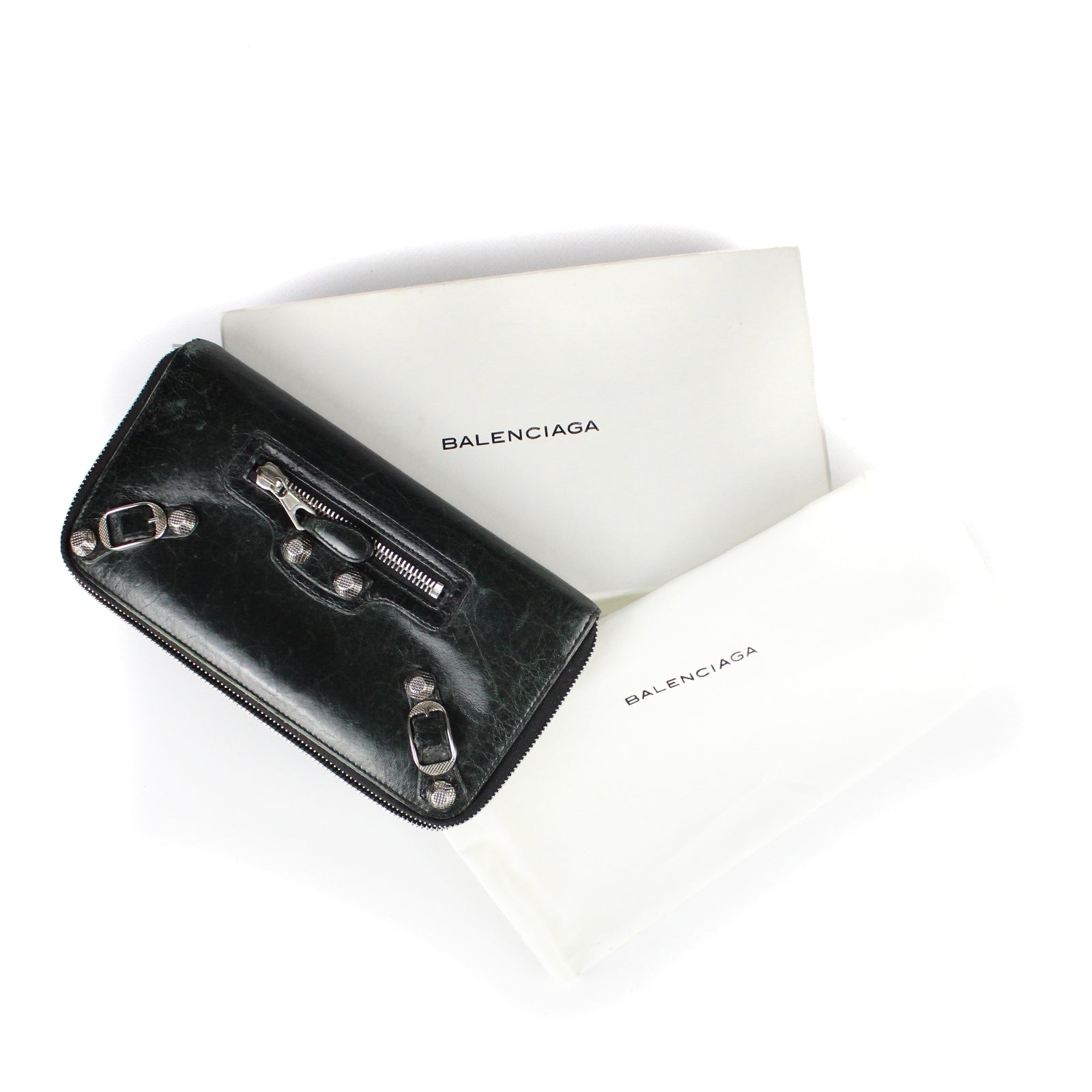 BALENCIAGA - City leather wallet