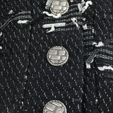 CHANEL - Veste courte effet déchiré (T34)