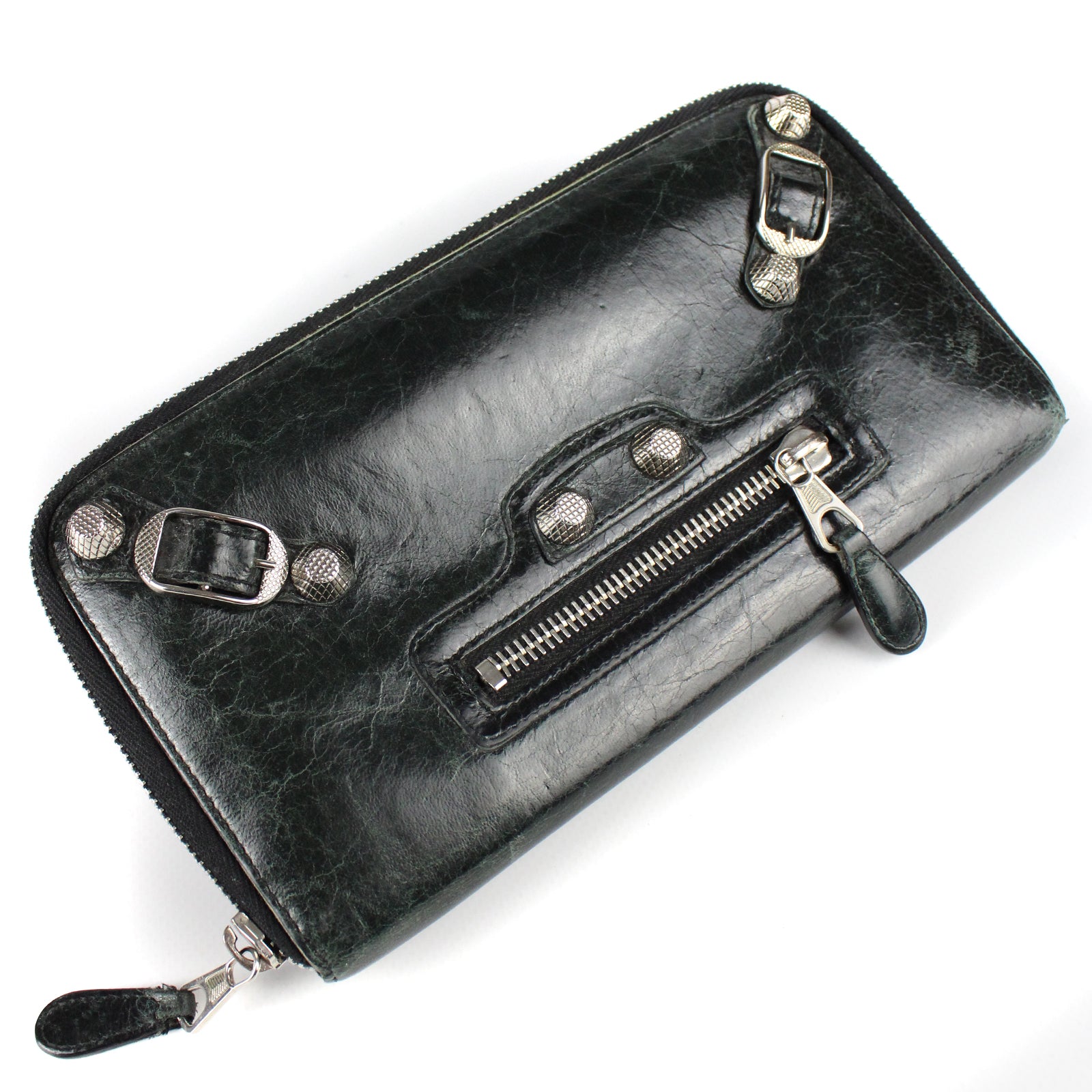 BALENCIAGA - City leather wallet