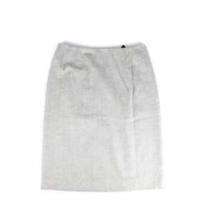 HERMÈS - Wool and cashmere skirt (T40) 
