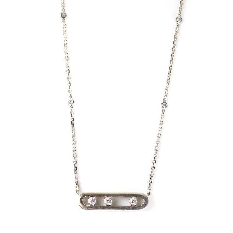 MESSIKA - Collier en diamant or blanc Baby Move
