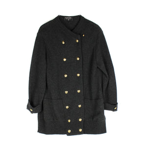 CHANEL - Manteau en laine et cachemire (T44)