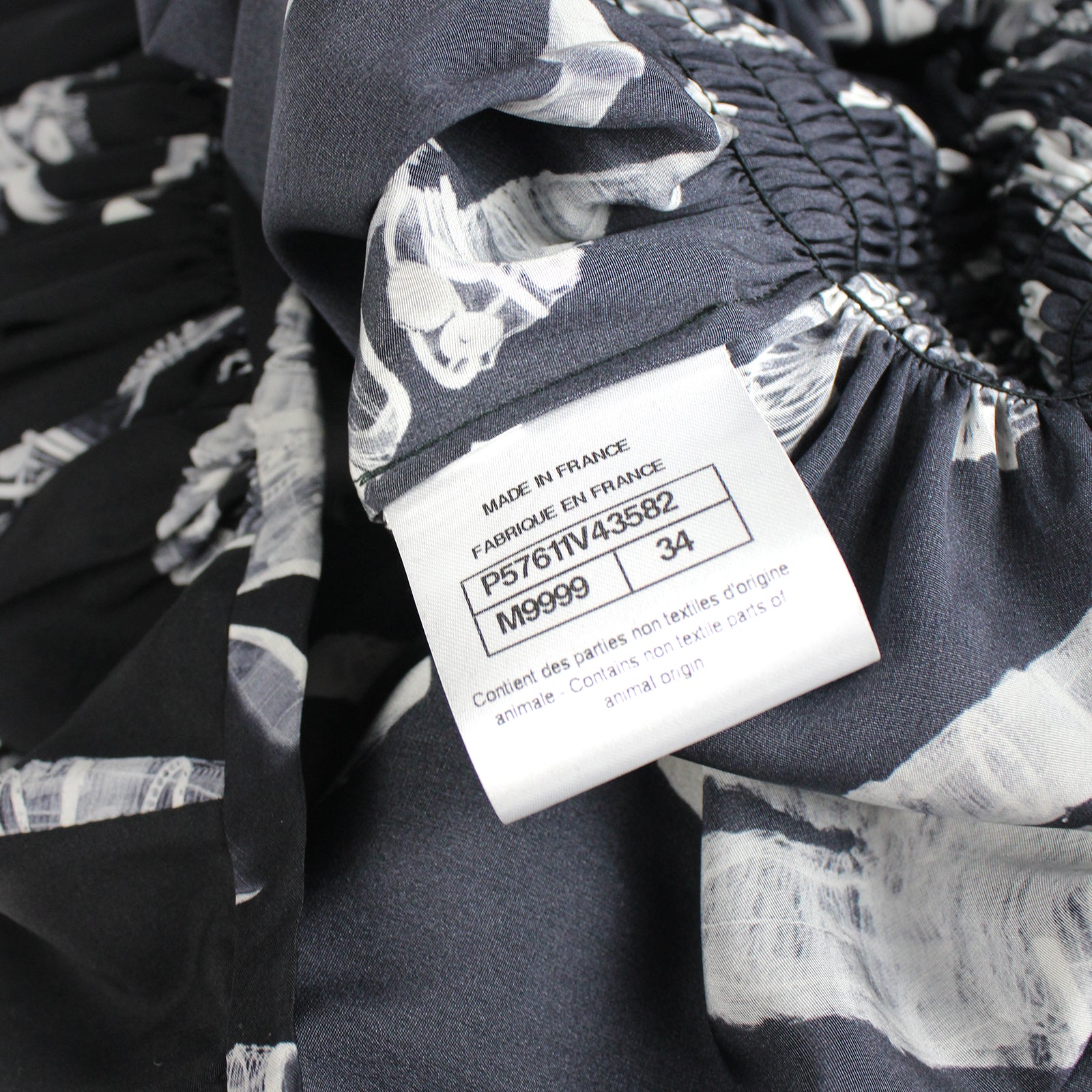 CHANEL - Astronauts silk top (T34)