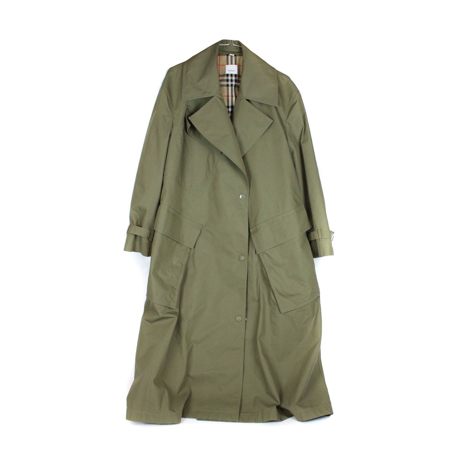 BURBERRY - Technical gabardine trench coat (T36) 
