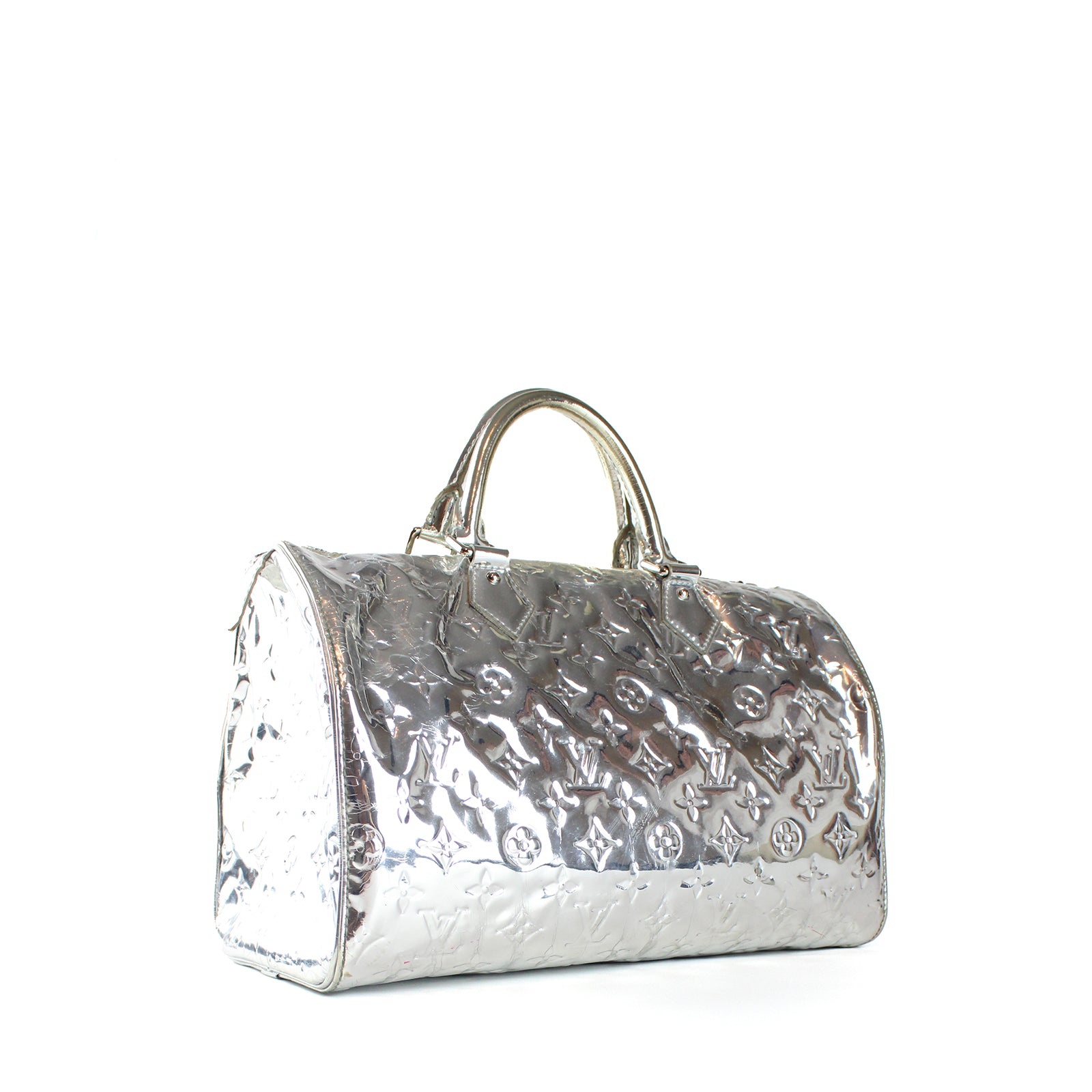 LOUIS VUITTON - Speedy 35 Limited Edition Silver Monogram