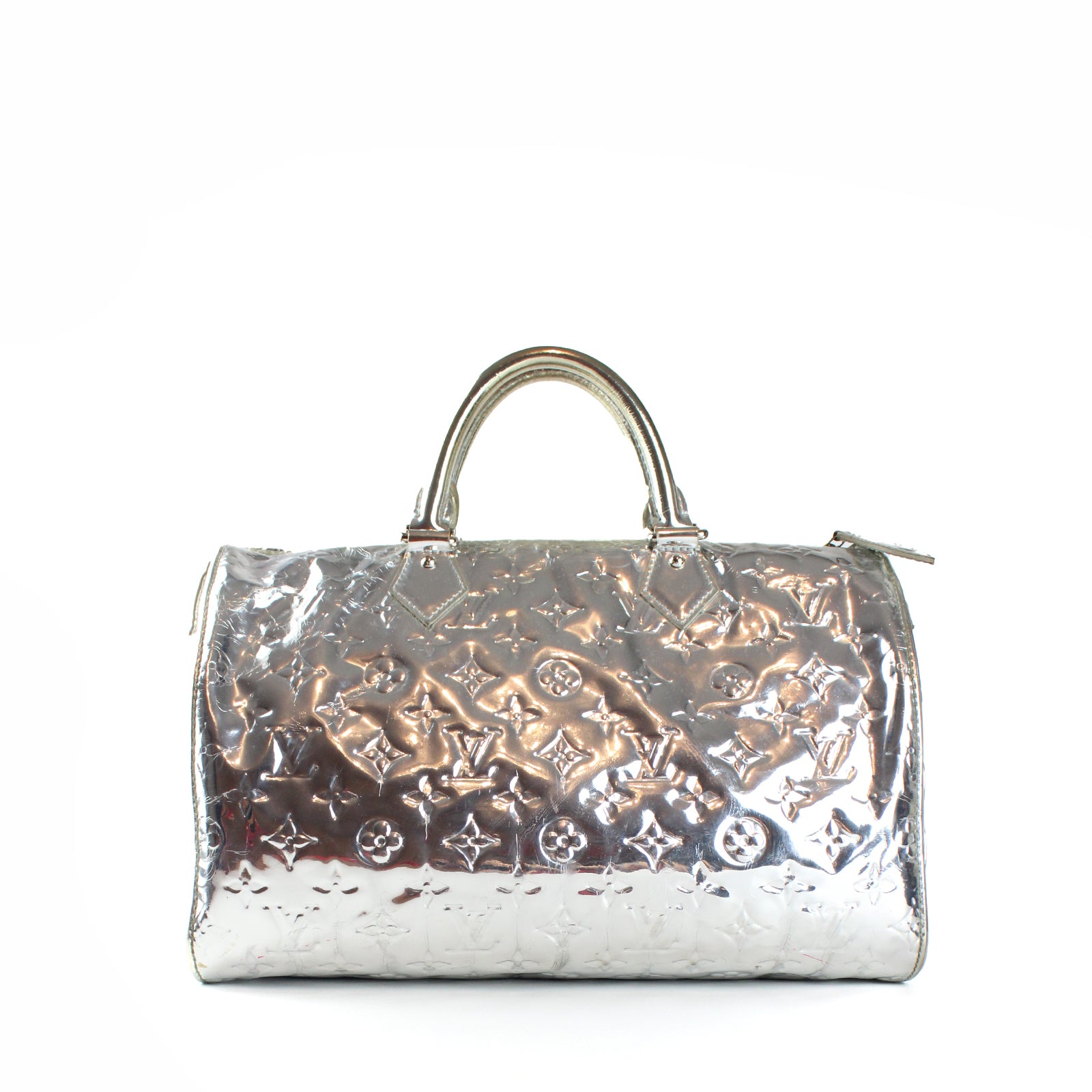 LOUIS VUITTON - Speedy 35 Limited Edition Silver Monogram