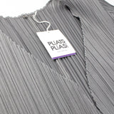 Cardigan long en tissu technique plissé